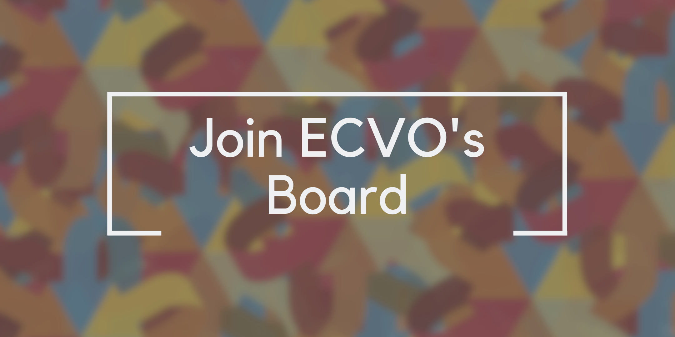 Join ECVO’s Board of Directors and Play an Active Role in Shaping the Non-Profit Sector